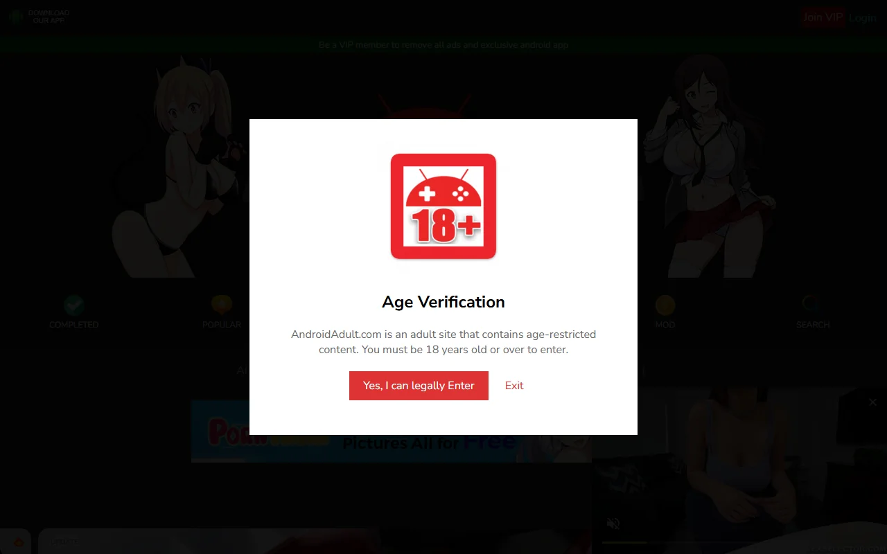 Screenshot of Androidadult